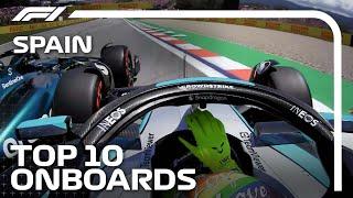 Hamilton & Sainz’s CLOSE Encounter And The Top 10 Onboards  2024 Spanish Grand Prix  Qatar Airways