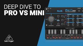 Behringer PRO VS MIN the complete Deep Dive guide tutorial.