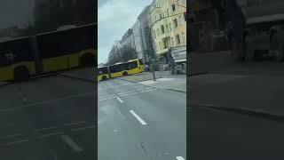 BVG Bus steckt fest  #unfall  TotalTim
