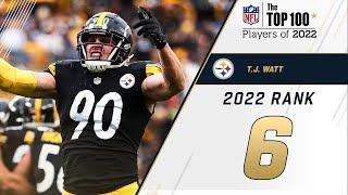 #6 T.J.  Watt LB Steelers  Top 100 Players in 2022