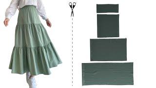 Cut and sew a 3 layer skirt. MLXL