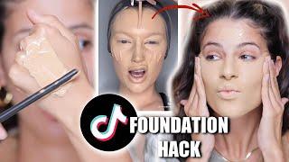 SHOCKING VIRAL TIKTOK FOUNDATION HACK   you need to know about