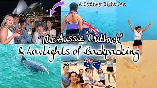 Staying in the AUSSIE OUTBACK A SYDNEY NIGHT OUT & The LOWS of SOLO BACKPACKING... #AusVlog4