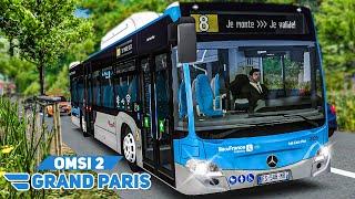 OMSI 2 GRAND PARIS MOULON Wilder Verkehr auf der Überlandstrecke  Citaro 2 NGT  Bus Simulator