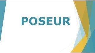 POSEUR - Meaning