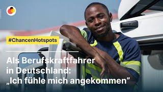 As a professional driver in Germany “I feel I have arrived”.