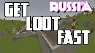 Unturned - Get loot fast on russia map Get Military Gear