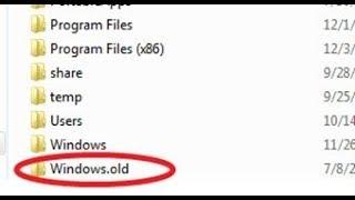 Delete Windows.Old Folder & Get upto 16 GB Free Space in Windows 10 PC