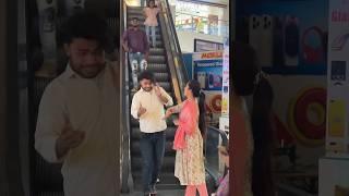 Face Tuching prank  in Esclotoar #shorts #shortsfeed #prankstarvinod