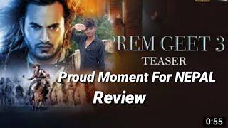 Prem Geet 3 teaser 2  Pradeep Khadka  kristina Gurung  review reaction @climixfilmreview2870