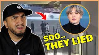 Dad reacts to the REAL CCTV Footage of BTS Suga on Scooter with Police Dads First Reaction