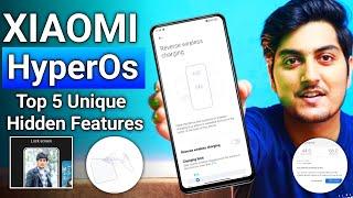 XIAOMI HyperOs Top 5 Hidden and Unique features is Here  Check Now