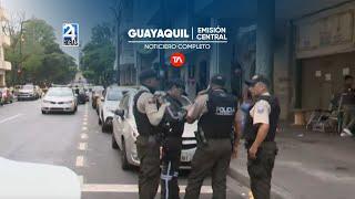 Noticiero de Guayaquil Emisión Central 110724