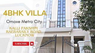 4BHK Villa in Omaxe Metro City Lucknow - Must-See Property Tour