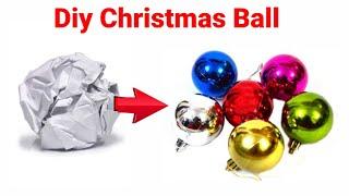 How To Make Christmas Ball With PaperChristmas Ball Making At HomeDiy Christmas BallXmas BallDIY