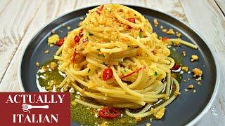 Spaghetti ALLA MARADONA  Aglio olio & peperoncino with a twist