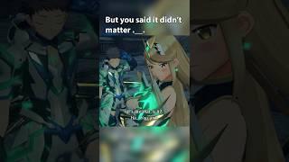 Mythra calls Rex a jerk Xenoblade 2 Edit #xenobladechronicles2 #pyra #mythra #shorts