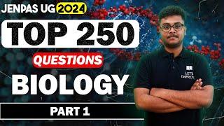 JENPAS UG 2024 Biology 250 Question Series  part-1  JENPAS Ug Biology  Lets Improve