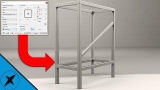 Frame Generator Tutorial Beginner as Fast as I Can  Autodesk Inventor