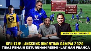 KEJUTAN BESAR Resmi Pemain Keturunan Gabung • Dikontrak Sampai 2026 Di Persib Hodak Sangat Senang