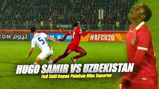 Hugo Samir  vs Uzbekistan  Pembuktian BOCAH AJAIB  Dihadapan Puluhan Ribu Suporter Lawan AFC U20