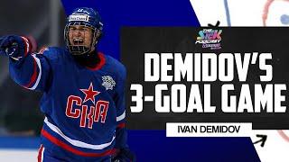 Ivan Demidovs 3-Goal Playoff Game - McCaggs Sick Prospects #4