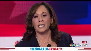 WATCH Harris says Trump is the ‘greatest national security threat’  2019 Democratic Debates