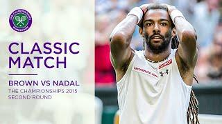 Dustin Brown vs Rafael Nadal  Wimbledon 2015 second round  Full Match