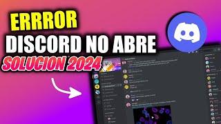 Solucionar Error Discord No abre o Discord no Inicia en Windows