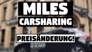 MILES Carsharing Kosten - das hat sich geändert