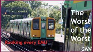 Ranking every Electric Multiple Unit in Britain Part 1 The Bottom 15