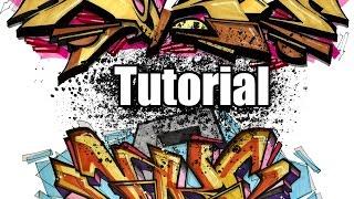 Tutorial - How to make Graffiti sketches - Step by step 