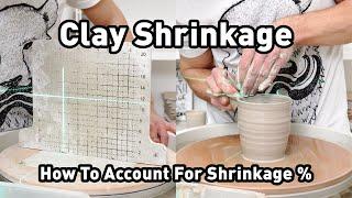 Clay Shrinkage - How To Use That Number