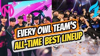 The Best All-Time Lineup For Every OWL Team OW2 Era