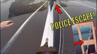 CRAZY BRIDGE CLIMB *POLICE ESCAPE*