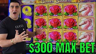 $300 MAX BET MASSIVE JACKPOT On High Limit Slot Machine