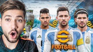 آپدیت جدید efootball 2024 با آرژانتین رفتم کوپا آمریکا