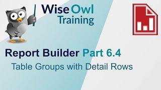 SSRS Report Builder Part 6.4 - Table Groups with Detail Rows