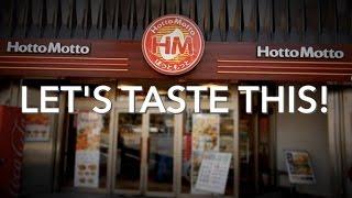 Japan makes fast food fresh friendly & fun Hotto Motto - Let’s Taste This