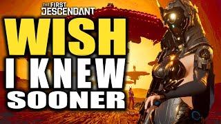 The First Descendant 10 Things Wish I knew Sooner  Tips Tricks Guide on How To Play The Game