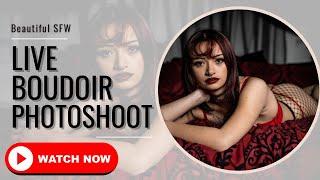 Boudoir Photography With a Gothic Styled Model