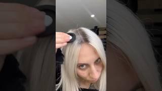 Concealing the Dark Roots with THICK FIBER Root Touch-up Powder