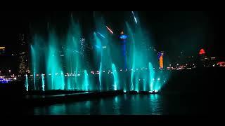 Musical water show at Corniche  on food festival