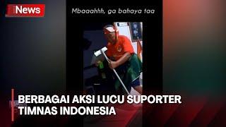 Berbagai Aksi Lucu Suporter Timnas Indonesia Rayakan Kemenangan