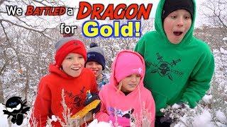 We Battled a Dragon Search for Treasure X Dragons Gold