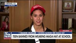 Teen banned from wearing MAGA hat at school speaks out