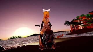 MMD  上を向いて歩こう  Sukiyaki   Model  鏡音リン  Rin  