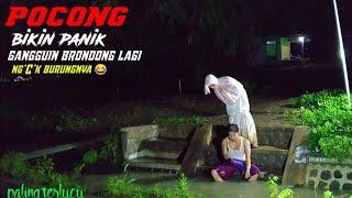 PRANK POCONG Bikin Panik Suka Gangguin Brondong Lagi Ng*c⁰k Burungnya paling kocak dijamin lucu