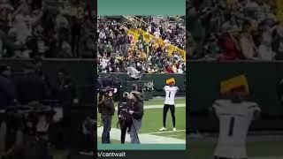 Jets fan Jonathan Counts recounts Sauce Gardner taking his wife’s cheese head after the Packers game