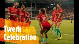 Twerking celebration. Sexiest celebration ever? Lo-eau Labonta twerk